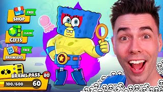 Odblokowałem SPONGEBOBA w Brawl Stars [upl. by Attenra]