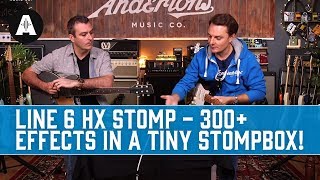 Line 6 HX Stomp  300 Helix effects in a tiny stomp box [upl. by Duong992]