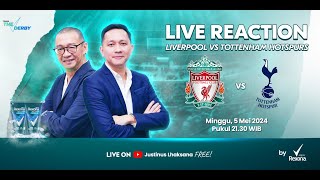 THE DERBY LIVE REACTION 36 EPL  LIVERPOOL VS TOTTENHAM HOTSPURS [upl. by Bysshe]