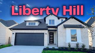 2804 sq ft Gallatin Plan by Coventry Homes in Liberty Hill TX  Santa Rita Ranch  Austin Metro [upl. by Ewald]