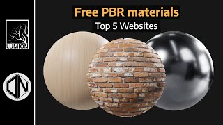 Top 5 Websites For Free PBR Materials [upl. by Aynnat]