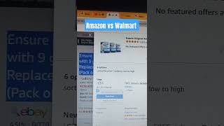 Amazon Find Ensure Nutrition Powder  Walmart to Amazon shorts amazon walmart [upl. by Alvira]