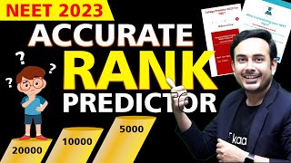 How to Predict NEET Rank from Score  NEET 2023  Accurate NEET Rank Predictor  NEET Counselling [upl. by Aibara802]