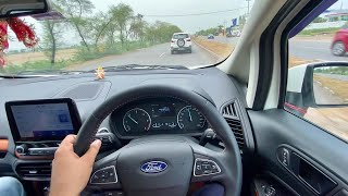 भाई क्या चीज़ चलाई है आज 👌🏻 Driving Ford ECOSPORT in Real Life [upl. by Altis]