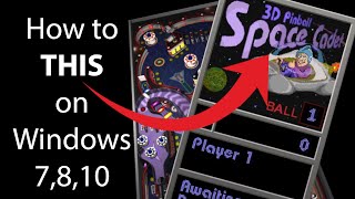 How to download 3d pinball space cadet for windows 10 [upl. by Norrahc]