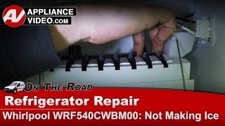 Whirlpool Refrigerator Repair  Not Making Ice  Diagnostic amp Troubleshooting [upl. by Inafets]