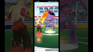 Metal clawIce beam Genesect solo with Mega Blaziken 1 minute left no weatherboost  Pokemon Go [upl. by Nekciv7]