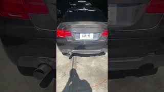 E92 335i n54 single exit exhaust [upl. by Ak850]