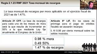 RMF 2021 Tasa de recargos [upl. by Mailli962]