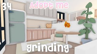 Grinding in Adopt Me 34  House build  Minami Oroi Adopt me [upl. by Assela990]