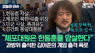 김어준 quot계엄 당시 한동훈 암살 조국 종북 프레임 계획 제보 받아quot 오늘의 이슈 [upl. by Anailuy]