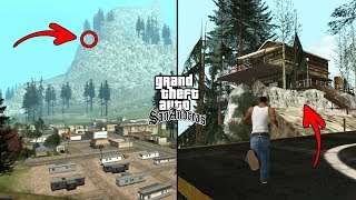 Secret House on Mount Chiliad in GTA San Andreas Hidden Place [upl. by Nalod]