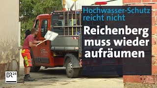 Nach Starkregen Reichenberg räumt mal wieder auf  Hochwasserschutz reicht nicht  BR24 [upl. by Seaver]