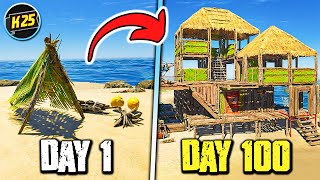 I Survived 100 Days Stranded Deep on an Island Heres What Happened😮 [upl. by Gardie]