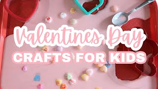 VALENTINES CRAFTS FOR KIDS  PRESCHOOL VALENTINES DAY CRAFTS FOR KIDS [upl. by Mazel]