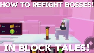 How to find and refight bosses in Block Tales [upl. by Carbrey388]