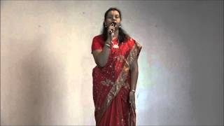 Siragu Tamil School  Bharathi Vizha 2016  Bharathidasan Song By Mrs Mahalakshmi Vijay [upl. by Anglo289]