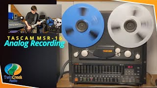 Analog Recording Tascam MSR 16 [upl. by Irod459]