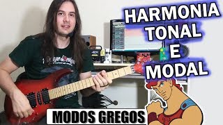 Improvisação Tonal e Modal MODOS GREGOS [upl. by Nauqyaj767]