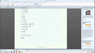 2014 12 03 Mathcad Matrices and Plotting [upl. by Ahsiya]