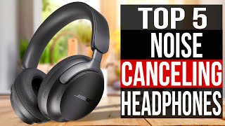 TOP 5 Best Noise Canceling Headphones 2024 [upl. by Nwahsyd]