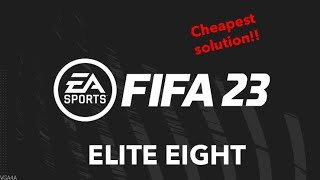 FIFA 23 ELITE EIGHT HYBRID NATIONS SBC CHEAPEST SOLUTION [upl. by Adlei]