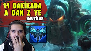 Sapık Build Nautilus  14 Dakikada A dan Z ye  LoL [upl. by Herwin430]