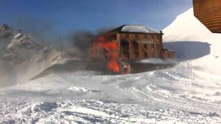 Incendio Rifugio Guglielmina 2 [upl. by Martinelli]