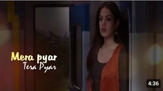 Mera Pyar Tera Pyar Lyrics  Arijit Singh  Jalebi 2018 [upl. by Annnora]