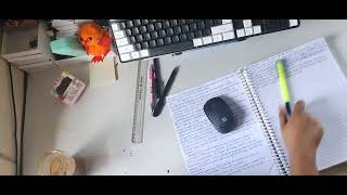 STUDY WITH ME  note taking no BGM  no music [upl. by Eadrahc]