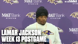 Lamar Jackson said his mom cussed him out after loss to Eagles  Press Conference [upl. by Danika191]