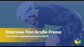 Triathlon Ingolstadt 2023  MitteldistanzSieger Finn GroßeFreese im Interview [upl. by Ariel281]