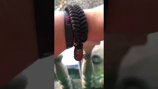 Fishtail paracord X vanguard vortex resin bead 3dartist resinprint paracordbracelet [upl. by Lizned108]