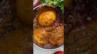 Dhaba Style Egg Curry Cooking  Egg Curry Recipe  Anda Curry 🤤shorts egg food [upl. by Aiek]