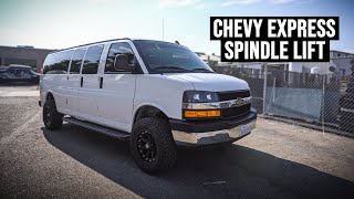 Chevy Express Van Spindle Lift [upl. by Aiuqcaj]