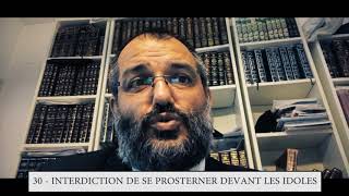 613  30eme MITSVA DE LA TORAH  Interdiction de se prosterner devant les idoles [upl. by Rodina332]