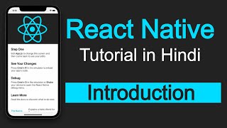 React native tutorial in Hindi 1 Introduction  what is ReactNative [upl. by Ardnahsal]