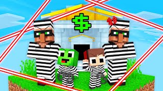 Baby Mikey and Baby JJ Have a CRIMINAL FAMILY in Minecraft Maizen [upl. by Edbert523]