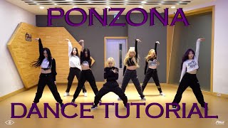 PURPLE KISS Ponzona Dance Practice Mirror Tutorial SLOWED [upl. by Isyak382]