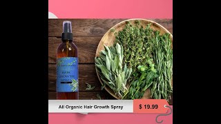 All Organic Hair Growth Spray [upl. by Dacia]