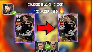 Iker Casillas Best Efootball Training  Casillas Legendary Card Training 99 To 100 ✅  Xavi Alonso 🔥 [upl. by Meirrak]