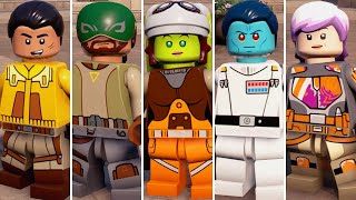 All Star Wars Rebels DLC Characters in LEGO Star Wars The Skywalker Saga Galactic Edition [upl. by Claudine97]