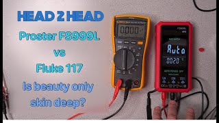 Unboxing and Head to Head Review of Proster FS999L with Fluke 117 [upl. by Ahsinad836]