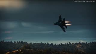 Sukhoi Su27💀🇷🇺 Cinematic Air Supremacy shorts military Dcs WarThunder Russia aviation Edit [upl. by Evanthe]