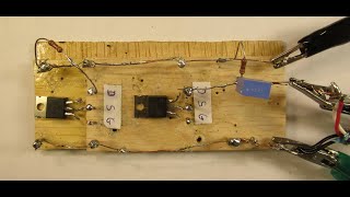 Astabile Multivibrator with FETS not ideal 30 Hz12 KC schematic and demo fun for experiments [upl. by Remle]