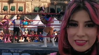 Lucha femenil ENCIENDE el Zócalo CDMX  Sussy Love REGRESA tras cirugía [upl. by Wyn]