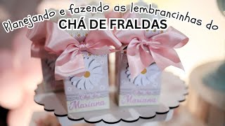 LEMBRANCINHAS CHÁ DE BEBE MENINA  LEMBRANCINHAS PARA CHÁ DE FRALDAS  LEMBRANÇAS DO MEU CHÁ DE BEBE [upl. by Ardnuaed950]