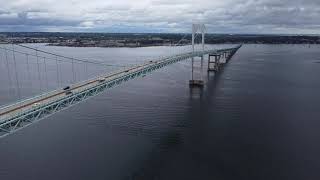 Claiborne Pell Newport Bridge Rhode Island [upl. by Auos]