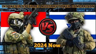 Indonesia vs Israel Military Power Comparison 2024 Update [upl. by Cira]