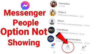 fix messenger people option not showing problem  messenger people option not showing problem solve [upl. by Inus]